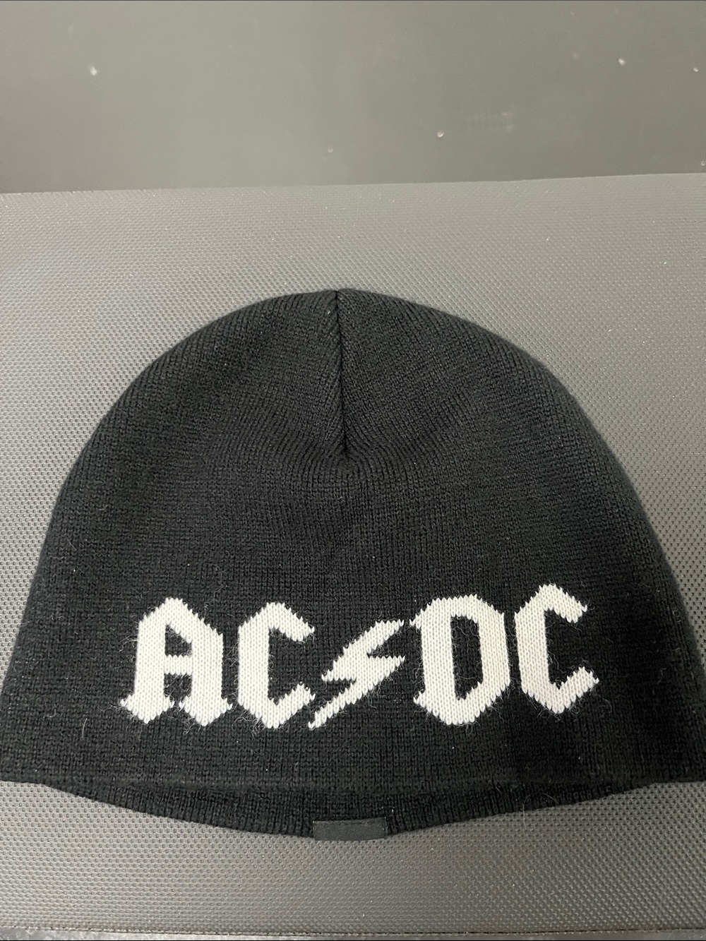AC/DC Black and White Logo Beanie #1251